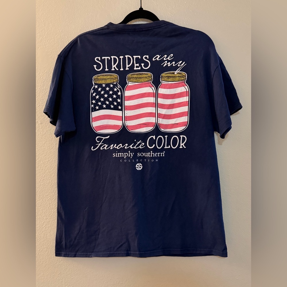 Simply Southern Americana Mason Jar T-Shirt Large